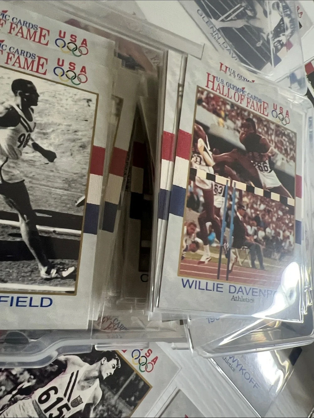 US Olympic Hall of Fame Athletics Trading Card Lot of 20